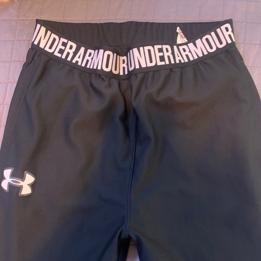 Girls black joggers